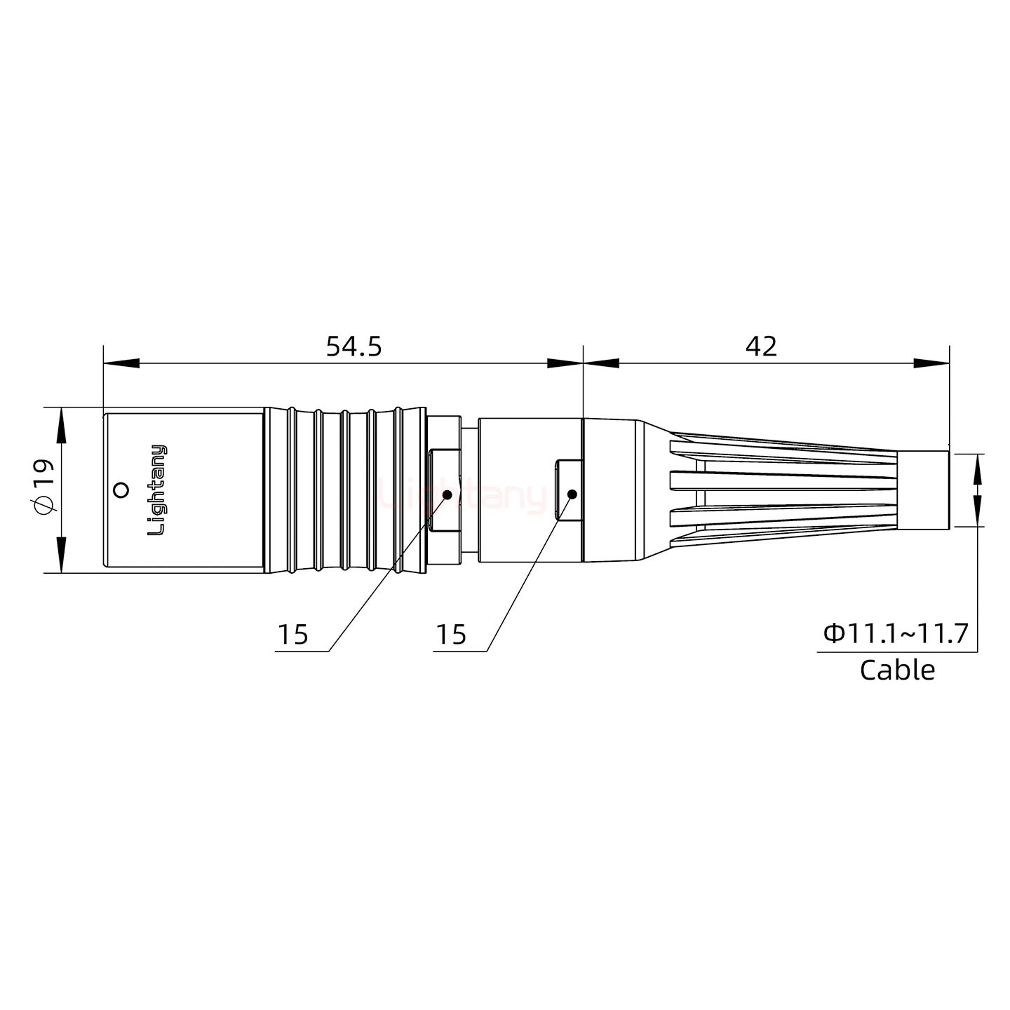 PHG.3B.024.CLLD12Z帶護(hù)套浮動(dòng)插座
